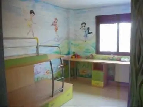 MURALES INFANTILES -LA HABITACIÓN DE LAS HADAS-Campanilla - YouTube