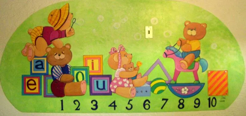 Murales infantiles para preescolar - Imagui