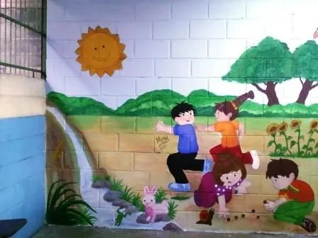 Murales para niños. Mi Arte Creativo. | Entre Poemas y Vivencias Murales para niños. Mi Arte Creativo. | Entre Poemas y Vivencias