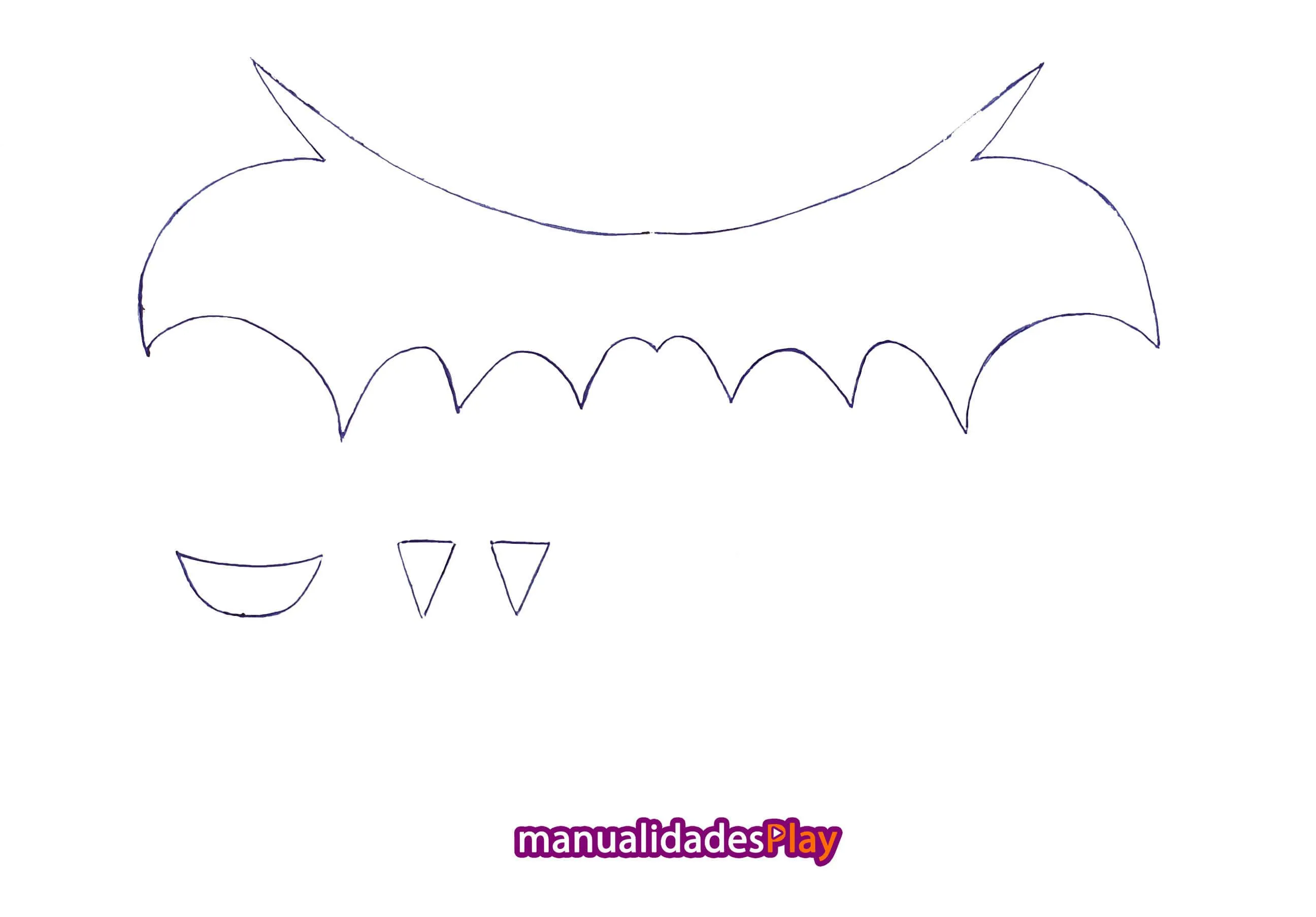 Cómo hacer un murciélago con rollos de papel - Manualidades Play Cómo hacer un murciélago con rollos de papel - Manualidades Play
