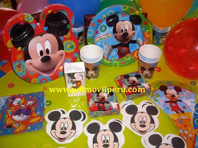 Quiero el cotillon de Mickey Mouse - Imagui