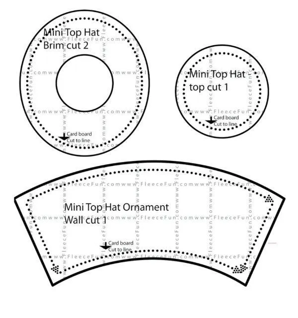 Muro | VK | Hat template, Mini top hat, Hat crafts Muro | VK | Hat template, Mini top hat, Hat crafts