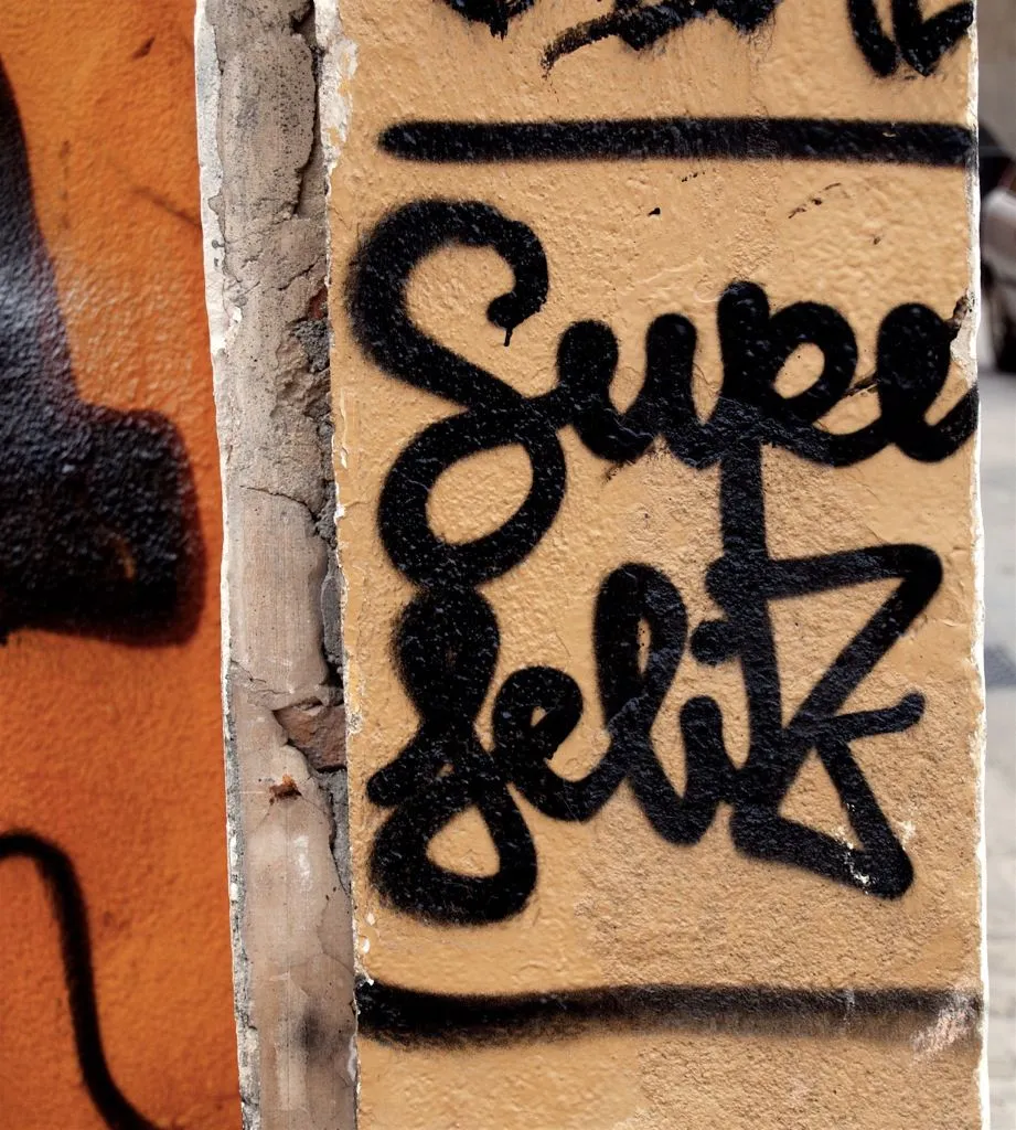 Muros hablados » Blog Archive » Súper feliz