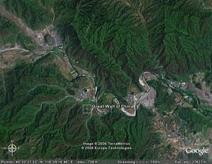 Muros y murallas famosas: La Gran Muralla China