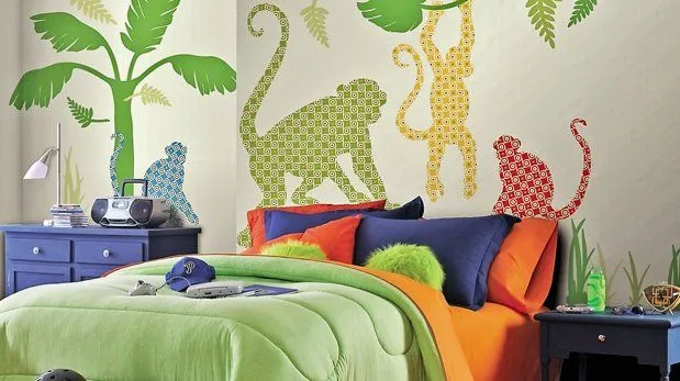 Muros originales para decorar la pared del cuarto | Decoración ...