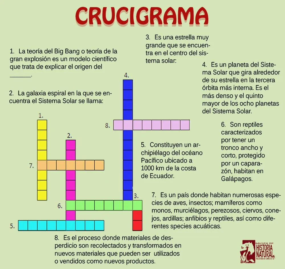MUSEO DE HISTORIA NATURAL "GUSTAVO ORCÉS V.": JUEGOS MUSEO DE HISTORIA NATURAL "GUSTAVO ORCÉS V.": JUEGOS
