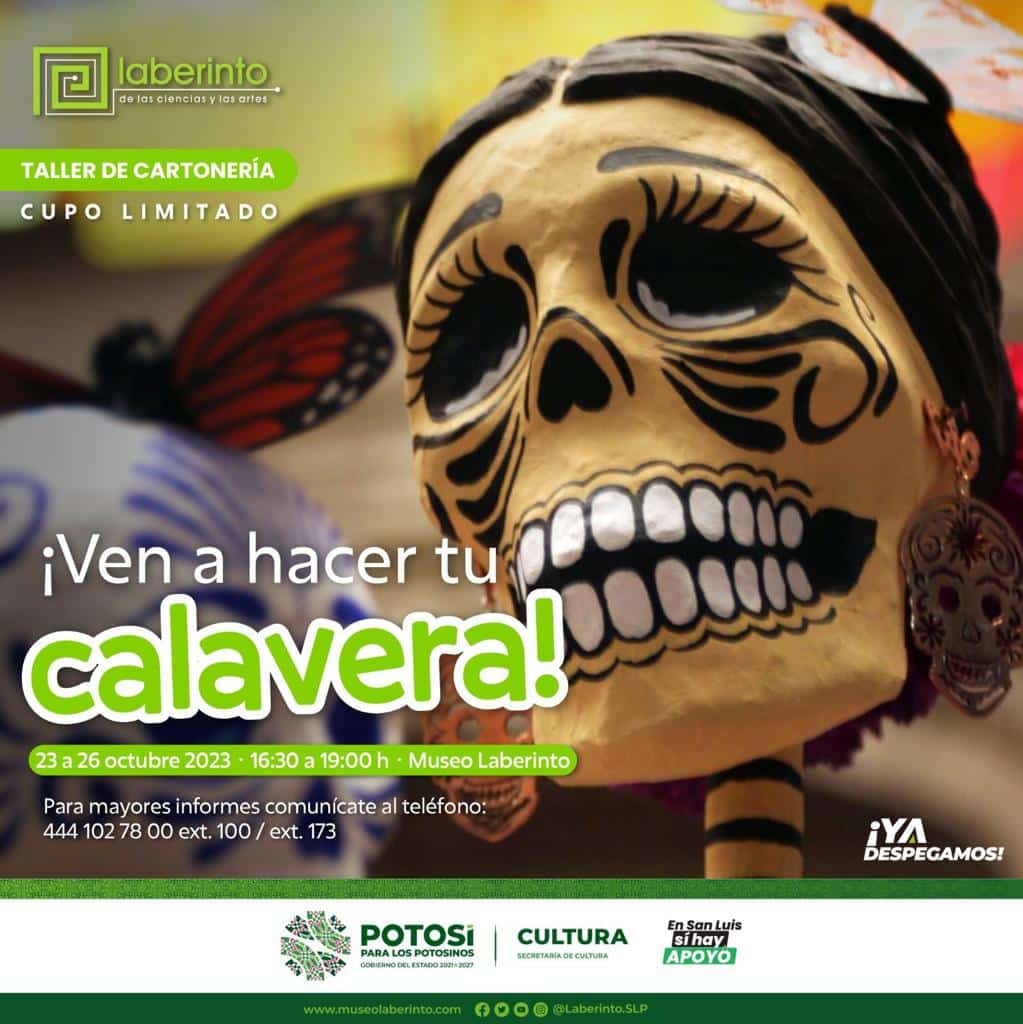 Museo del Laberinto te invita a armar tu propia calavera