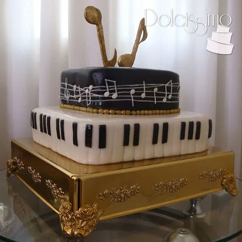 Tortas con notas musicales - Imagui