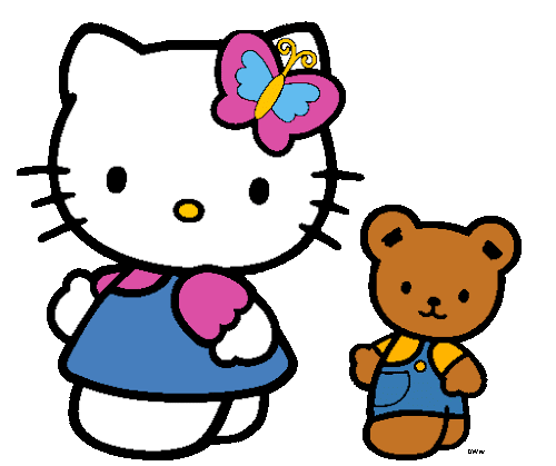 Música Bebés Niños Mamás: hello kitty gifs animados