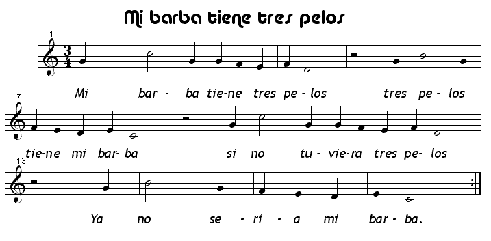Mi aula de música: PARTITURAS: CANCIONES PARA FLAUTA Mi aula de música: PARTITURAS: CANCIONES PARA FLAUTA
