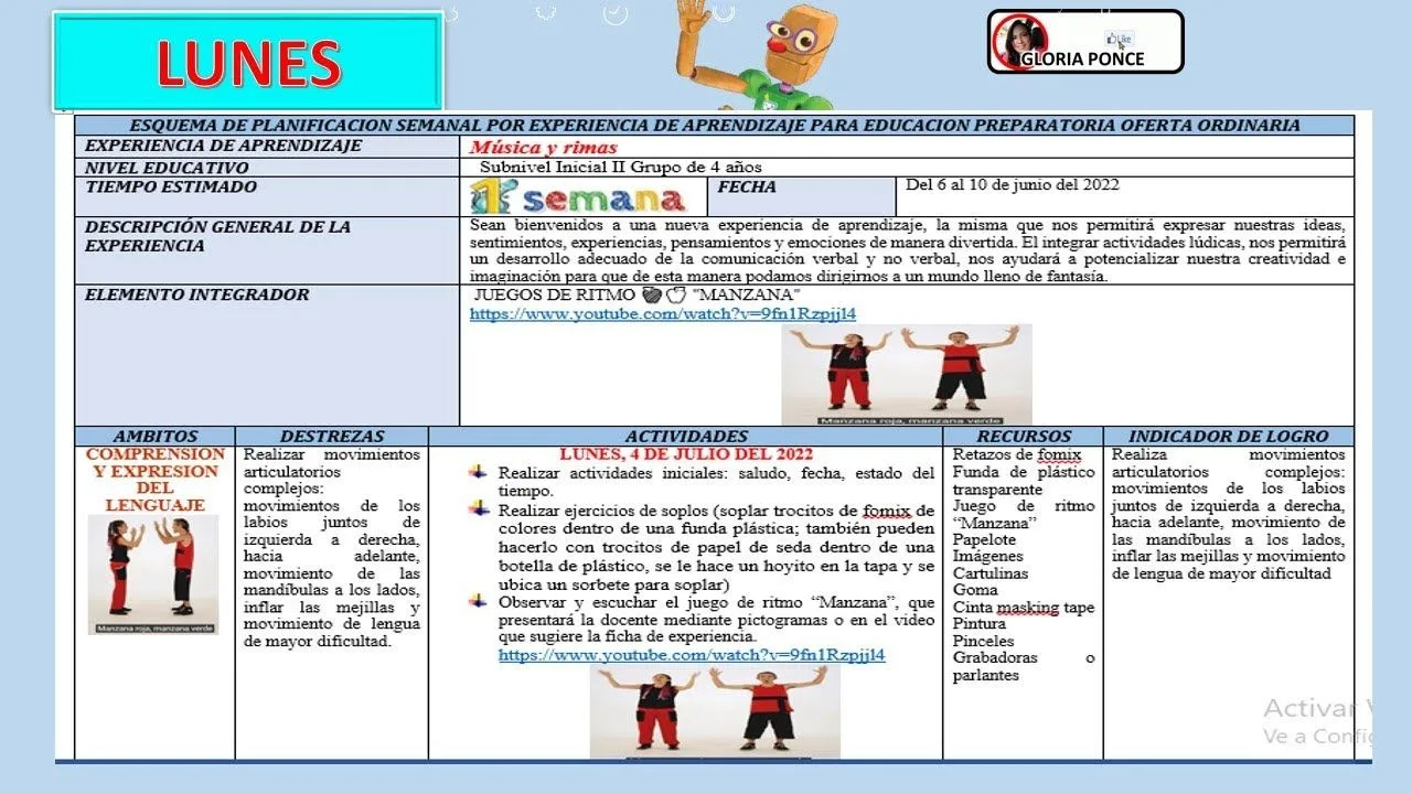 Musica y rimas PLANIFICACION inicial 2 niños de 4 años Y ACTIVIDADES EN EL VIDEO - YouTube Musica y rimas PLANIFICACION inicial 2 niños de 4 años Y ACTIVIDADES EN EL VIDEO - YouTube