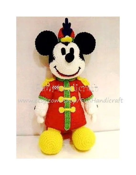 Musician Disney Mickey Mouse Band Amigurumi by FunHandicraft Musician Disney Mickey Mouse Band Amigurumi by FunHandicraft