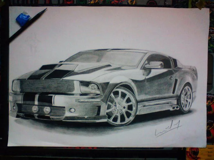 Ford Mustang Eleanor Wilson Yezid Gonzalez Martinez - Artelista.com