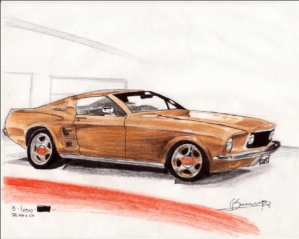 mustang por ponkard | Dibujando