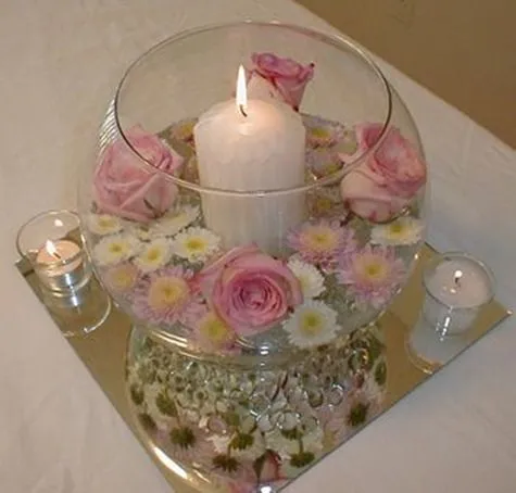 MuyAmeno.com: Centros de Mesa para Bautizos con Velas, parte 4 MuyAmeno.com: Centros de Mesa para Bautizos con Velas, parte 4