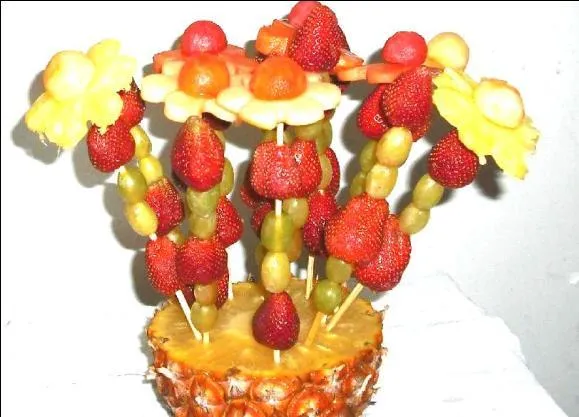 MuyAmeno.com: Centros de Mesa Frutales para Bautizos, parte 1