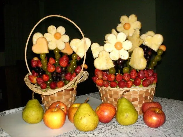 MuyAmeno.com: Centros de Mesa Frutales para Bautizos, parte 2