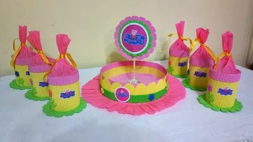 MuyAmeno.com: Centros de Mesa Peppa Pig