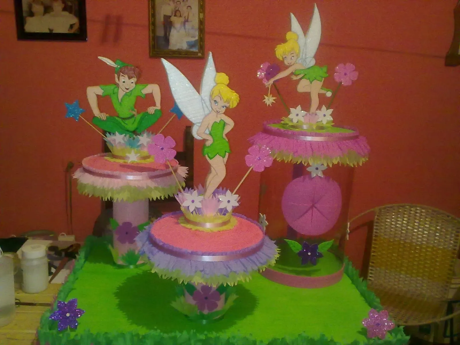 MuyAmeno.com: Centros de Mesa Tinkerbell, parte 3 MuyAmeno.com: Centros de Mesa Tinkerbell, parte 3