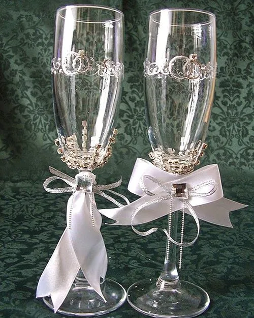 MuyAmeno.com: Copas de Boda Decoradas, parte 2 MuyAmeno.com: Copas de Boda Decoradas, parte 2