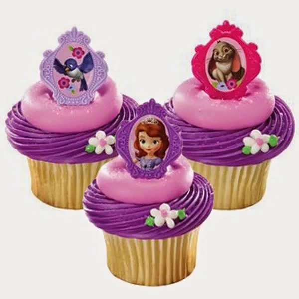 MuyAmeno.com: Cupcakes Princesa Sofia, parte 1