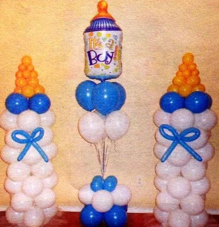 MuyAmeno.com: Decoracion de Baby Shower con Columnas de Globos ... MuyAmeno.com: Decoracion de Baby Shower con Columnas de Globos ...
