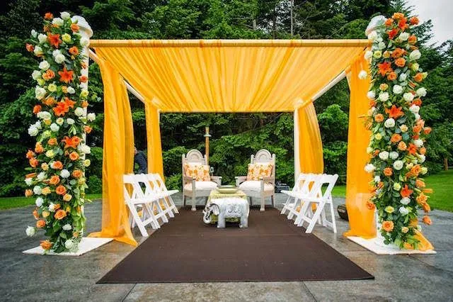 MuyAmeno.com: Decoracion de Bodas al Aire Libre con Telas, parte 1