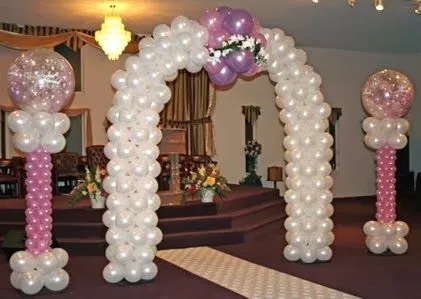 MuyAmeno.com: Decoracion de Bodas con Arcos de Globos, parte 3