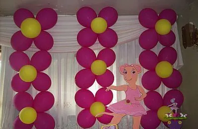 MuyAmeno.com: Fiestas Infantiles, Decoración Angelina Ballerina 2 MuyAmeno.com: Fiestas Infantiles, Decoración Angelina Ballerina 2