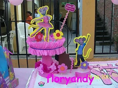 MuyAmeno.com: Fiestas Infantiles, Decoración Angelina Ballerina ... MuyAmeno.com: Fiestas Infantiles, Decoración Angelina Ballerina ...