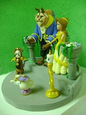 MuyAmeno.com: Fiestas Infantiles, Decoración La Bella y La Bestia ...
