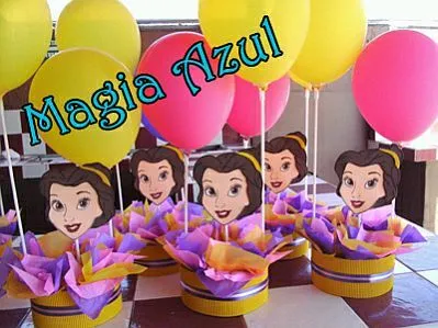 MuyAmeno.com: Fiestas Infantiles, Decoración La Bella y La Bestia ...