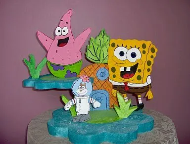 MuyAmeno.com: Fiestas Infantiles, Decoración Bob Esponja, Centros ... MuyAmeno.com: Fiestas Infantiles, Decoración Bob Esponja, Centros ...