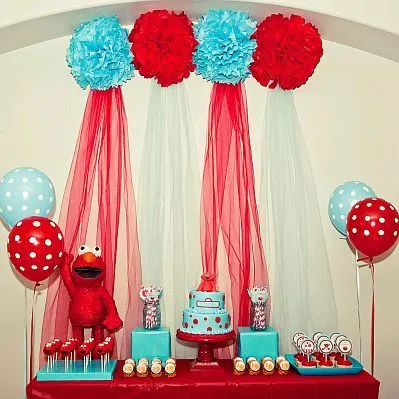 MuyAmeno.com: Fiestas Infantiles, Decoración Elmo MuyAmeno.com: Fiestas Infantiles, Decoración Elmo