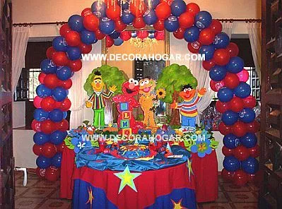 MuyAmeno.com: Fiestas Infantiles, Decoración Elmo MuyAmeno.com: Fiestas Infantiles, Decoración Elmo