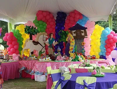 MuyAmeno.com: Fiestas Infantiles, Decoración Enredados, Rapunzel