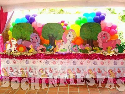 MuyAmeno.com: Fiestas Infantiles, Decoración Little Pony