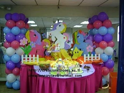 MuyAmeno.com: Fiestas Infantiles, Decoración Little Pony MuyAmeno.com: Fiestas Infantiles, Decoración Little Pony