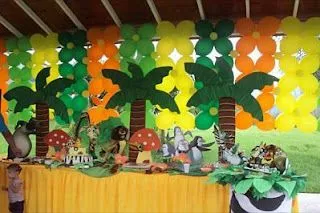 MuyAmeno.com: Fiestas Infantiles, Decoración Madagascar MuyAmeno.com: Fiestas Infantiles, Decoración Madagascar