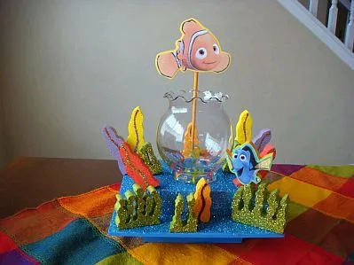 MuyAmeno.com: Fiestas Infantiles, Decoración Nemo, Centros de Mesa MuyAmeno.com: Fiestas Infantiles, Decoración Nemo, Centros de Mesa