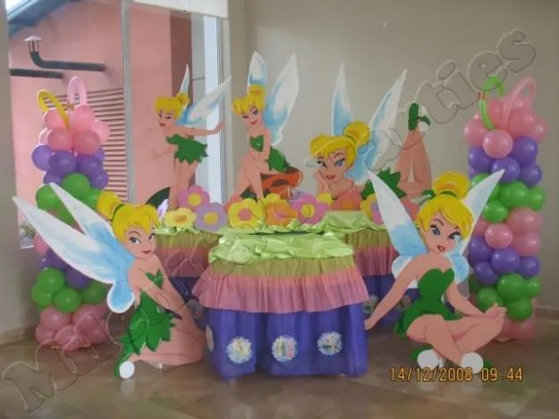 MuyAmeno.com: Fiestas Infantiles, Decoración Tinkerbell