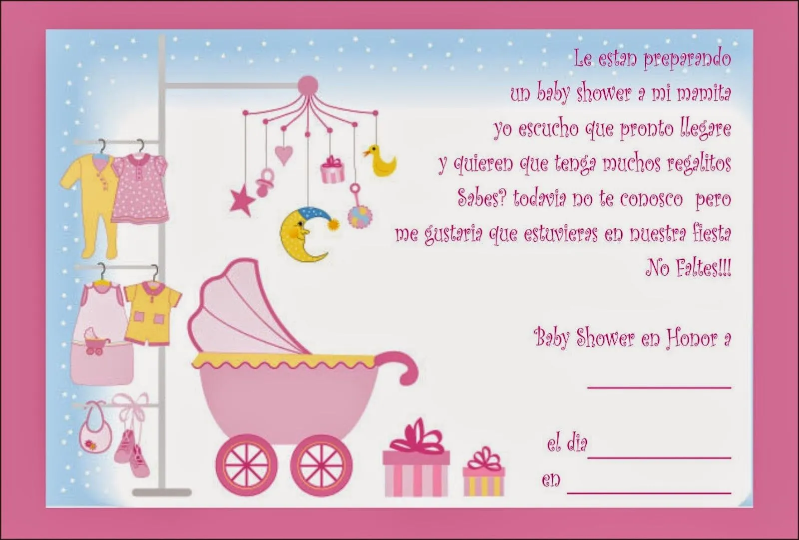 MuyAmeno.com: Tarjetas e Invitaciones de Baby Shower para Niñas ... MuyAmeno.com: Tarjetas e Invitaciones de Baby Shower para Niñas ...