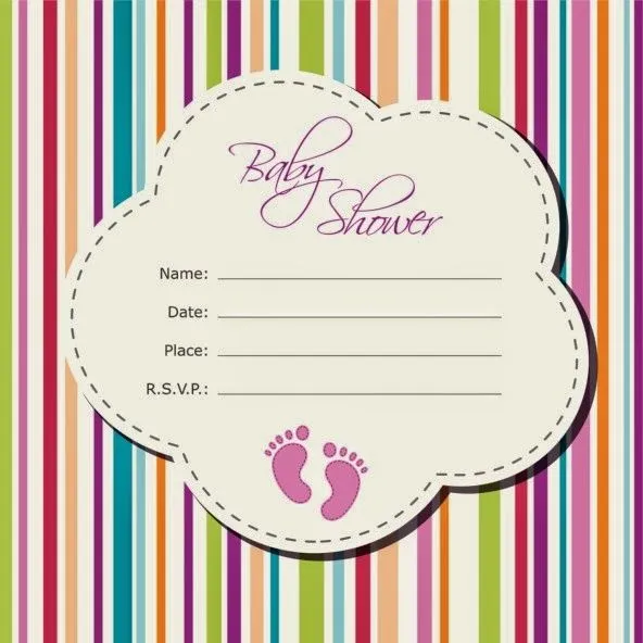 MuyAmeno.com: Tarjetas e Invitaciones de Baby Shower para Niñas ...