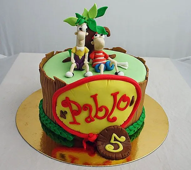 MuyAmeno.com: Tortas de Phineas y Ferb, parte 2 MuyAmeno.com: Tortas de Phineas y Ferb, parte 2