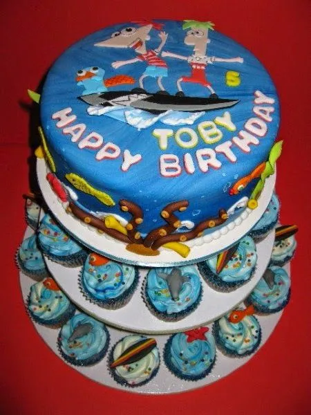 MuyAmeno.com: Tortas de Phineas y Ferb, parte 3
