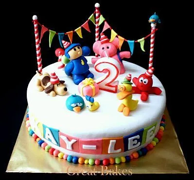 MuyAmeno.com: Tortas de Pocoyo para Fiestas Infantiles MuyAmeno.com: Tortas de Pocoyo para Fiestas Infantiles