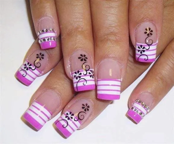 MuyAmeno.com: Uñas Decoradas con Flores, parte 2