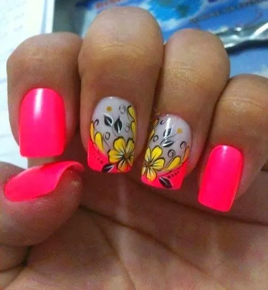 MuyAmeno.com: Uñas Decoradas con Flores, parte 4 MuyAmeno.com: Uñas Decoradas con Flores, parte 4