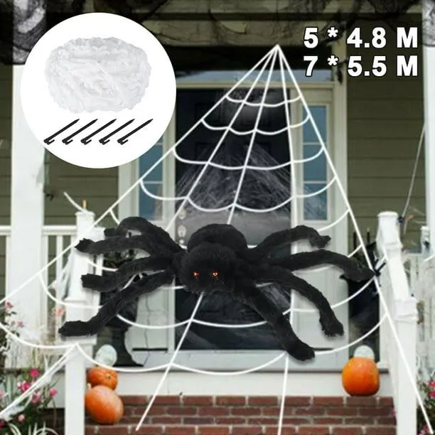 Muyoka Telarañas Decoraciones de Halloween Triángulo Enorme Telaraña Telaraña elástica falsa para exteriores Halloween Prop Decoraciones Patio Césped Disfraces para el hogar Fiesta Casa embrujada Deco Muyoka Hogar | Walmart en línea Muyoka Telarañas Decoraciones de Halloween Triángulo Enorme Telaraña Telaraña elástica falsa para exteriores Halloween Prop Decoraciones Patio Césped Disfraces para el hogar Fiesta Casa embrujada Deco Muyoka Hogar | Walmart en línea