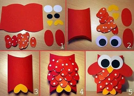 MuyVariado.com: Como Hacer Buhos de Papel, Manualidades para ...